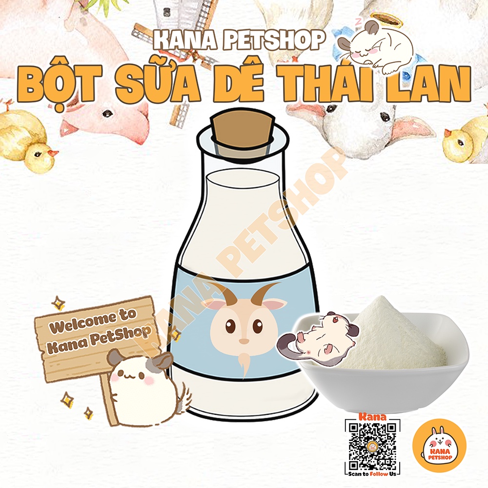 Thức ăn hamster bột sữa dê ag 🐹freeship🐹 sữa dê ag pet heng 15g đồ ăn dặm cho hamster, thỏ, bọ, chó, mèo