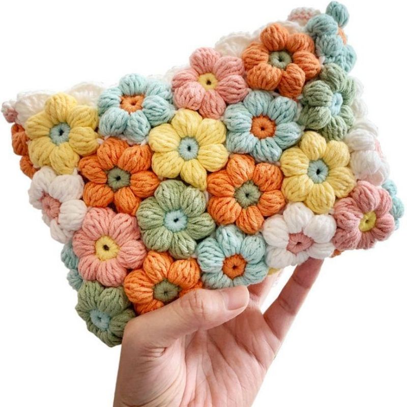Combo 10 hoa len 6 cánh làm đồ handmade