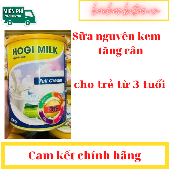 Sữa bột tăng cân nguyên kem Hogi 900 gr