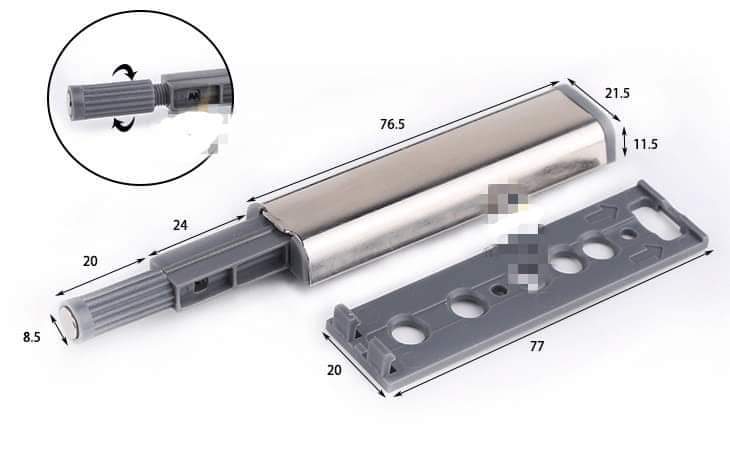 DỤNG CỤ NHẤN-MỞ, HÍT CÁNH TỦ NAM CHÂM INOX