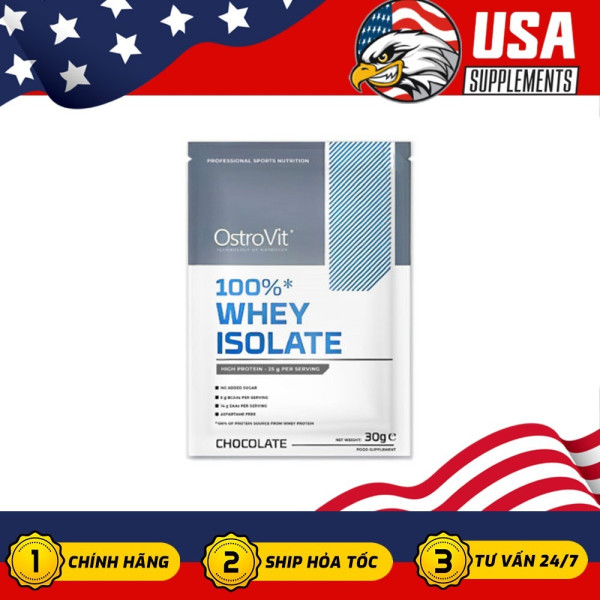 Gói Dùng 1 Lần Sample Ostrovit Whey Protein Isolate 30g