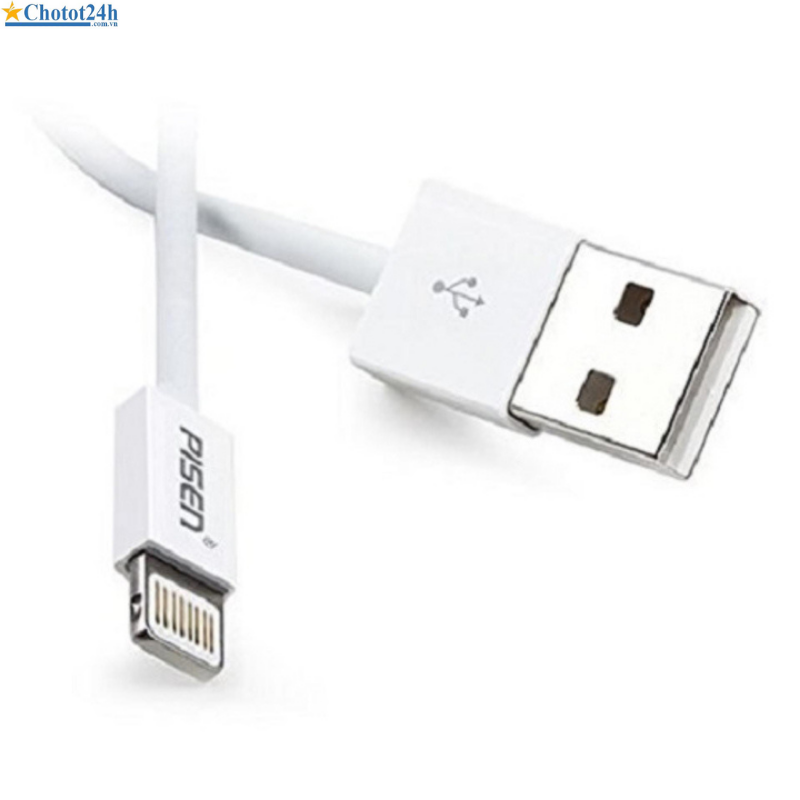 Cáp sạc pisen lightning cho điện thoại iphone 5/6/7/8/x -1m sunha