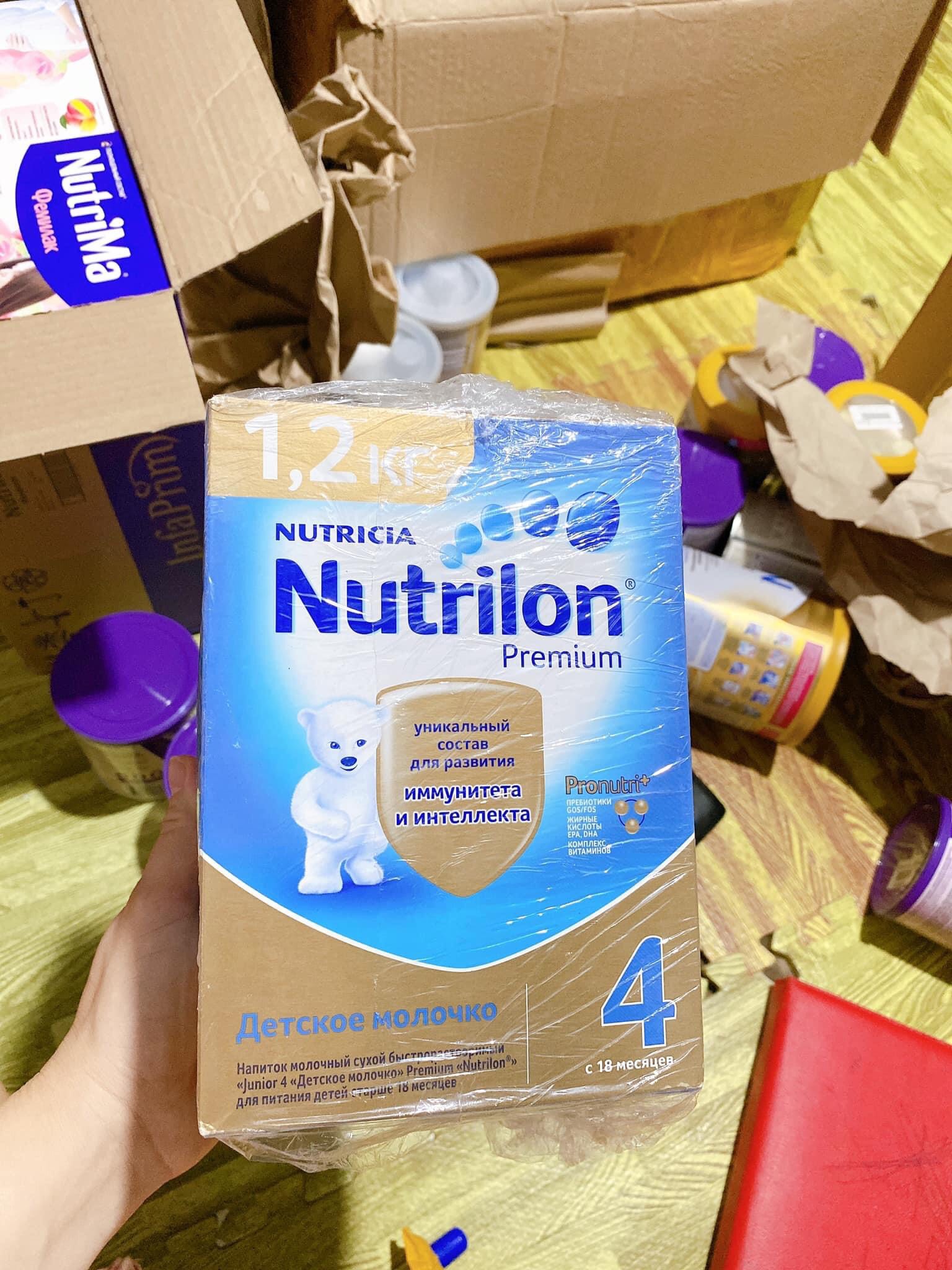 Hàng xách tay Nga. Sữa Nutrilon 1,2kg hàng nội địa Nga. Số 1, Số 2, Số 3, Số 4. Sữa phát triển chiều cao và trí não. Vị thơm, ngon, thanh thanh, không nóng. Nutricia. Hàng Air chuẩn. Khánh Linh Air - Mẹ Lambo
