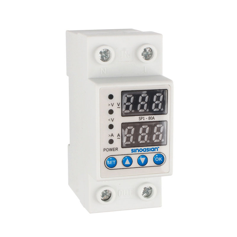 Bộ bảo vệ quá dòng, quá áp & thấp áp có thể điều chỉnh tự khôi phục 40a & 63a