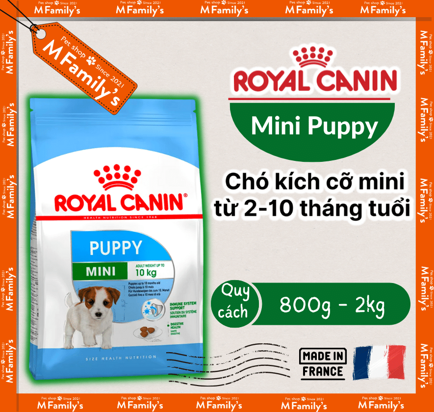 Hạt cho chó con Royal Canin Mini Puppy 2kg
