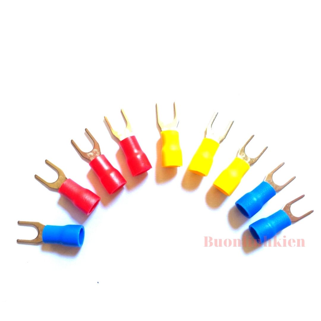 Đầu cos chữ y SV2-5, đầu cos dây điện, cos chữ y 2-5, đầu cốt chẻ, cos chỉa