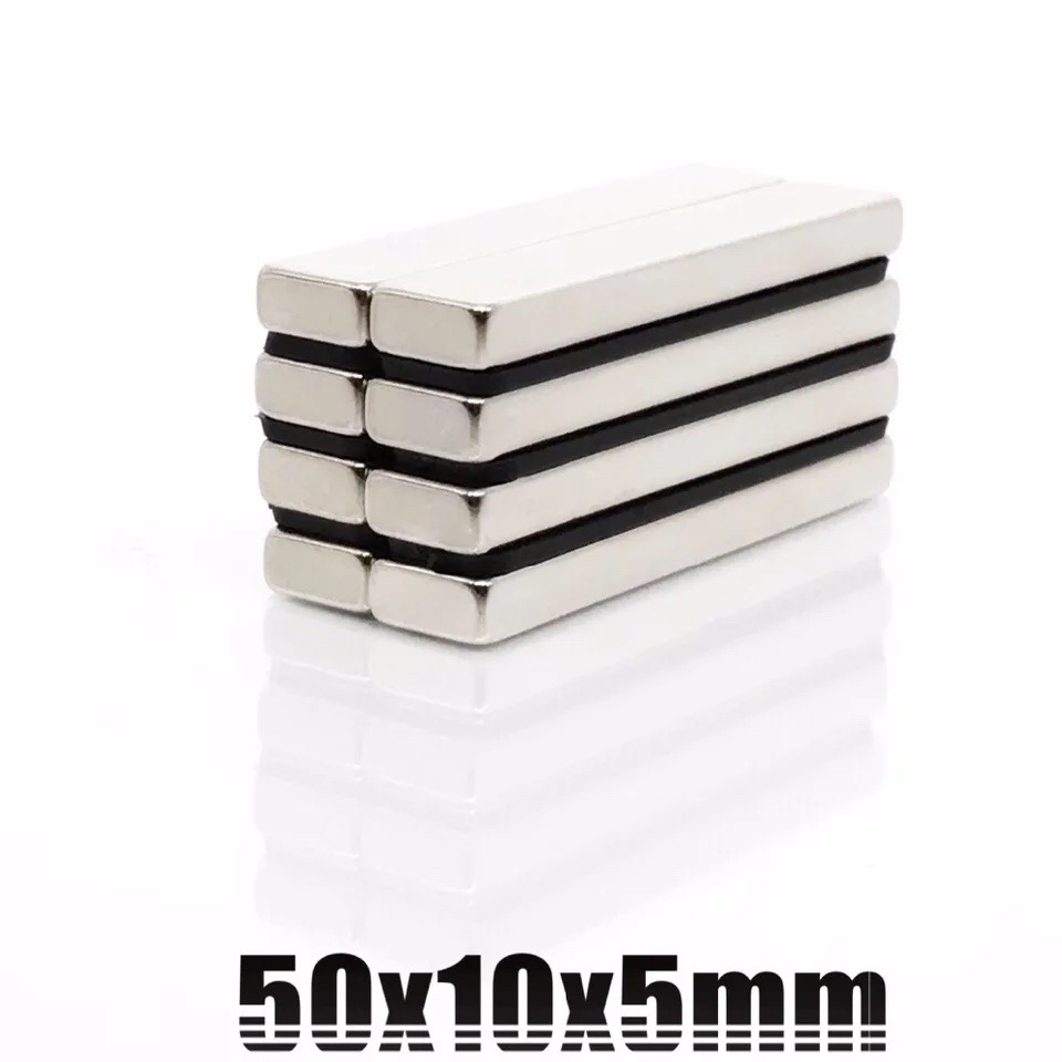 Nam châm đất hiếm hút mạnh kích thước 50x10x5mm