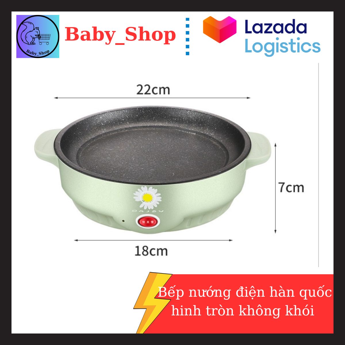 Bếp nướng điện, bếp nướng điện không khói, Bếp nướng điện hàn quốc hinh tròn không khói - Bếp Nướng Điện Không Khói Công Nghệ Hàn Quốc Sang Trọng - Bảo Hành Uy Tín