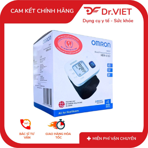 Genuine Omron Hem-6161 Wrist Blood Pressure Monitor