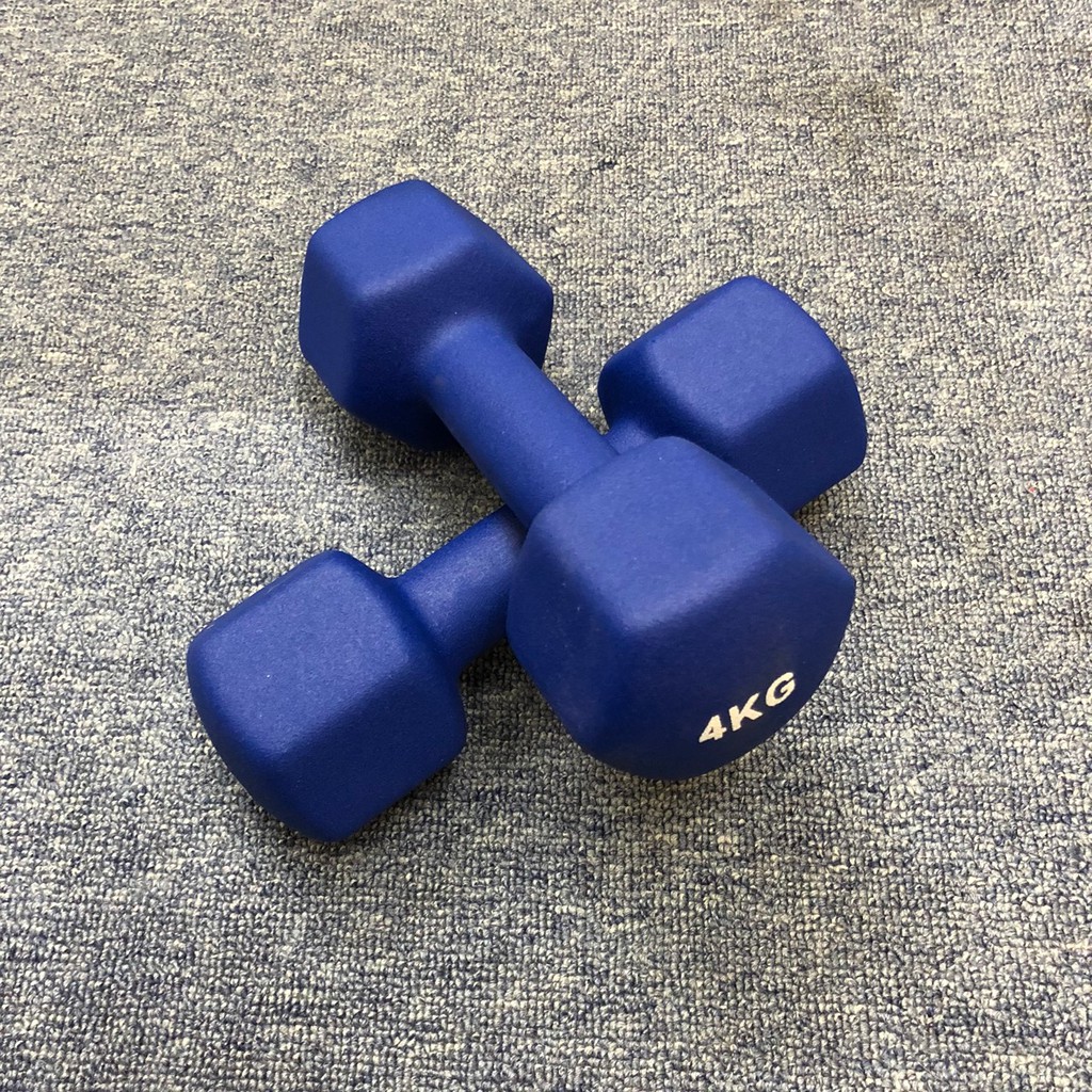 Tạ tay cao su nữ 4kg màu xanh ( 1 đôi ) cam kết sản phẩm đúng mô tả chất lượng đảm bảo an toàn đến sức khỏe người sử dụng