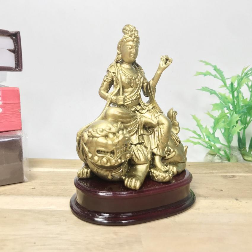 Tượng Văn Thù Bồ Tát sơn đồng