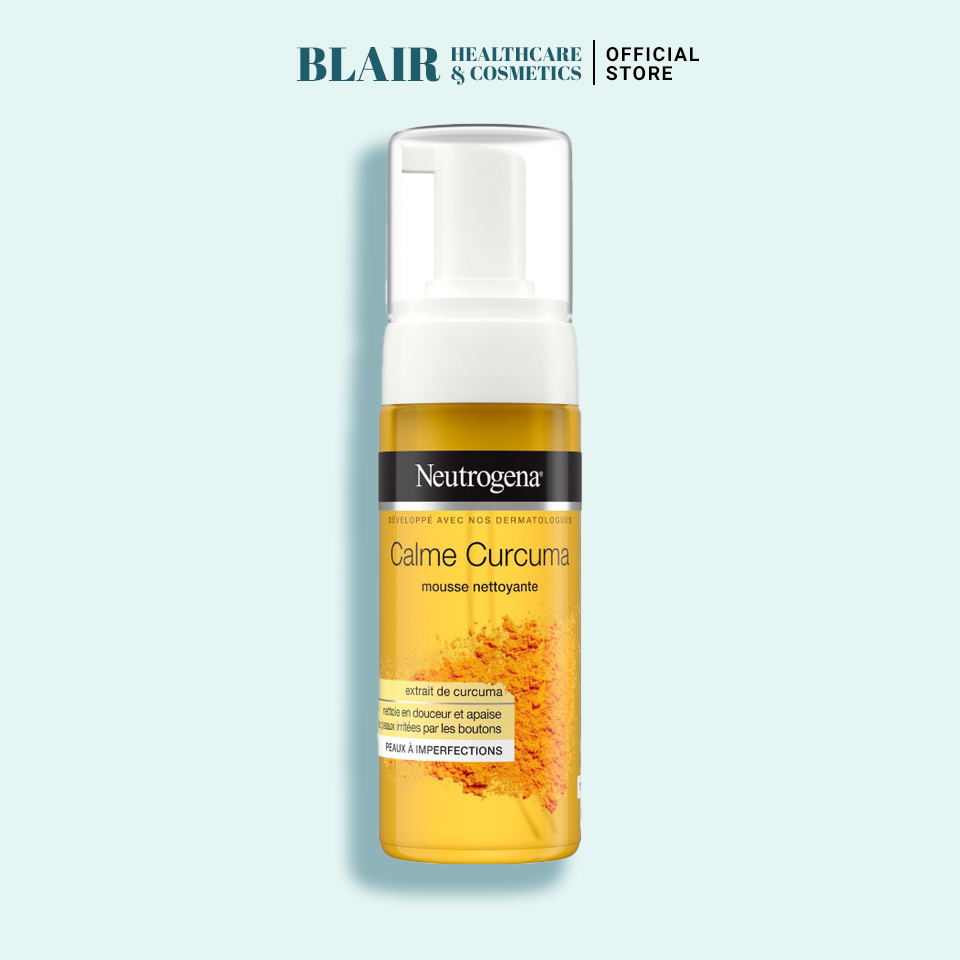 Sữa rửa mặt tạo bọt tinh chất nghệ Neutrogena Calme Curcuma