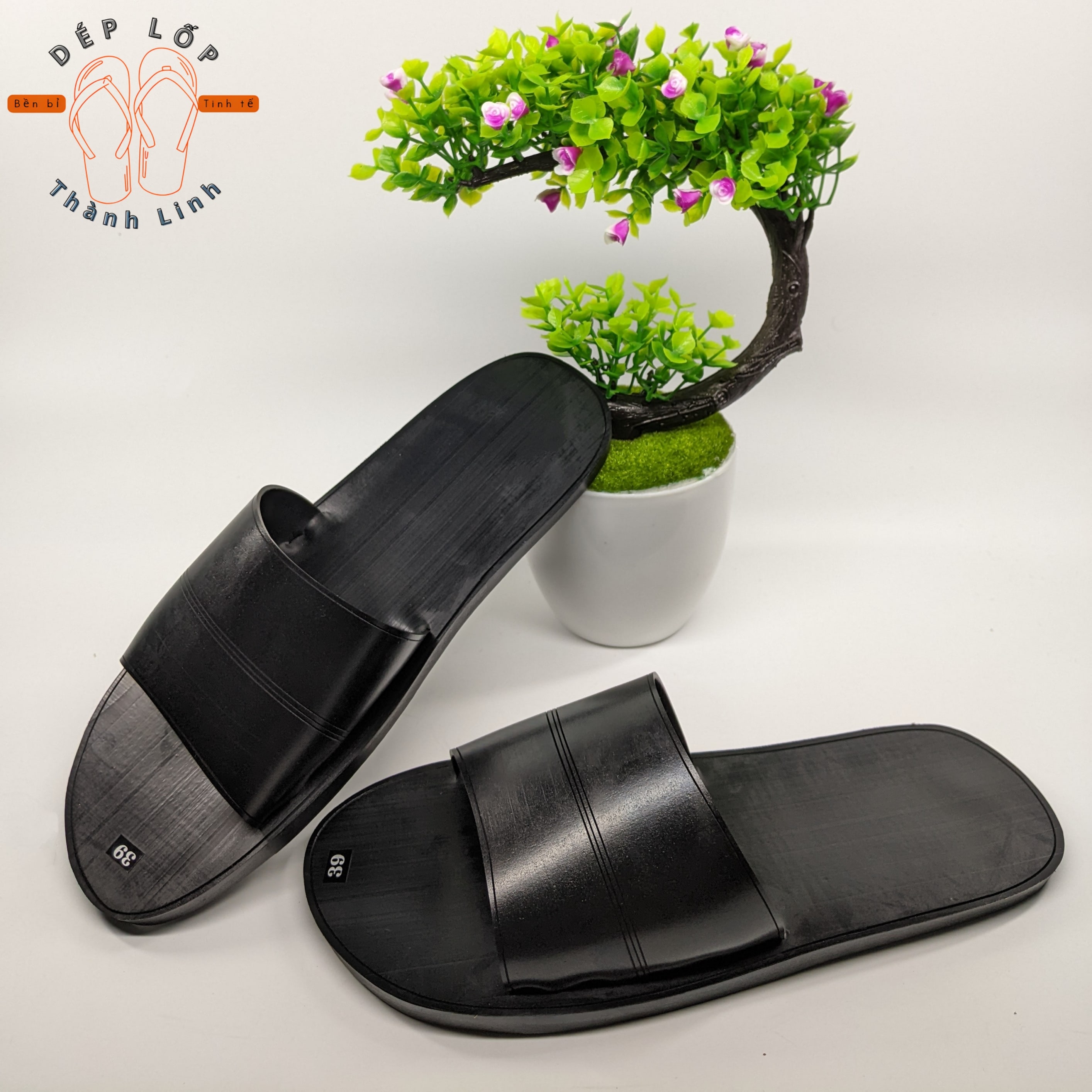 Dép lê nam, dép cao su làm từ lốp xe siêu bền