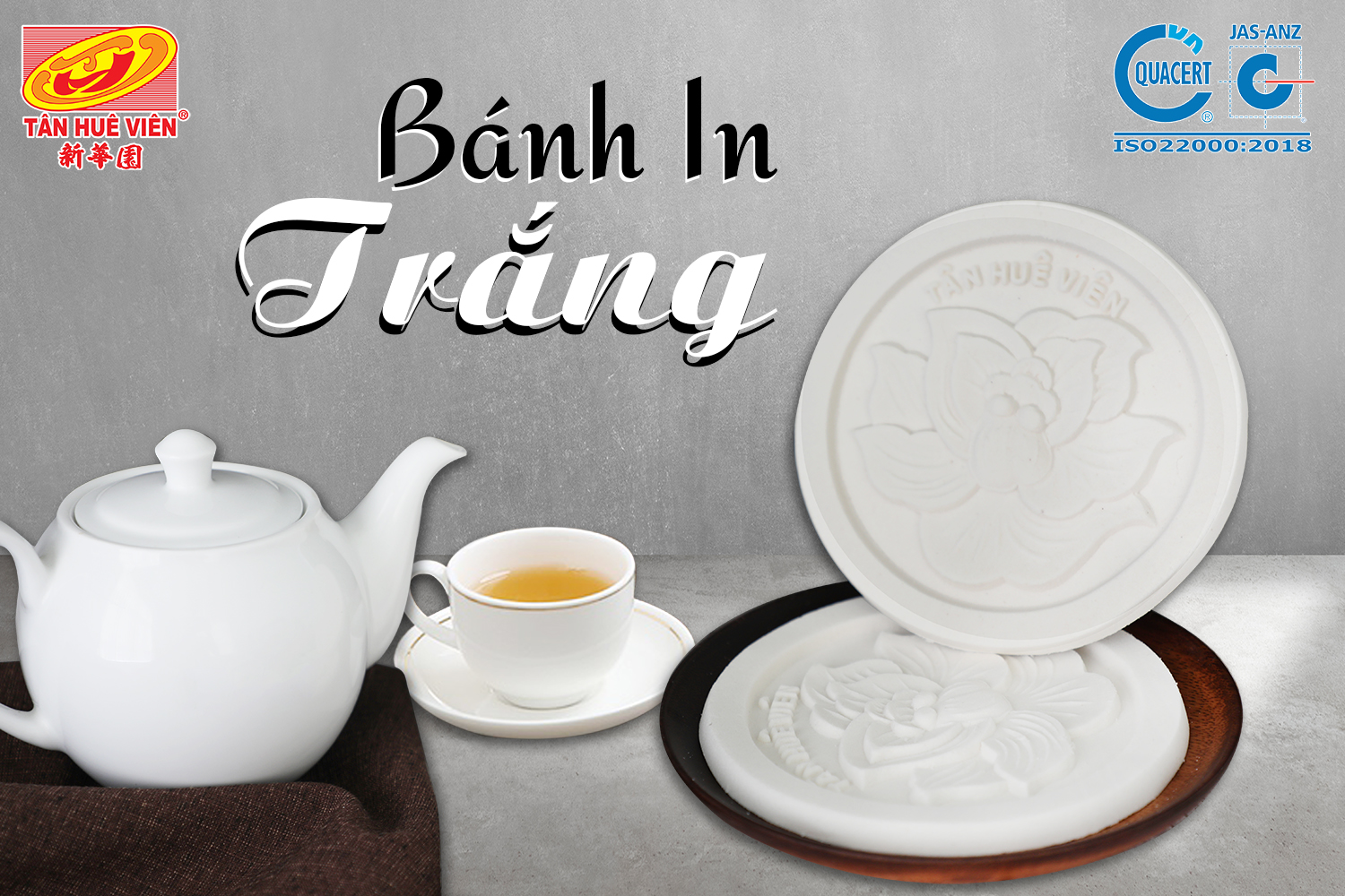 Bánh in trắng tân huê viên hộp 420g