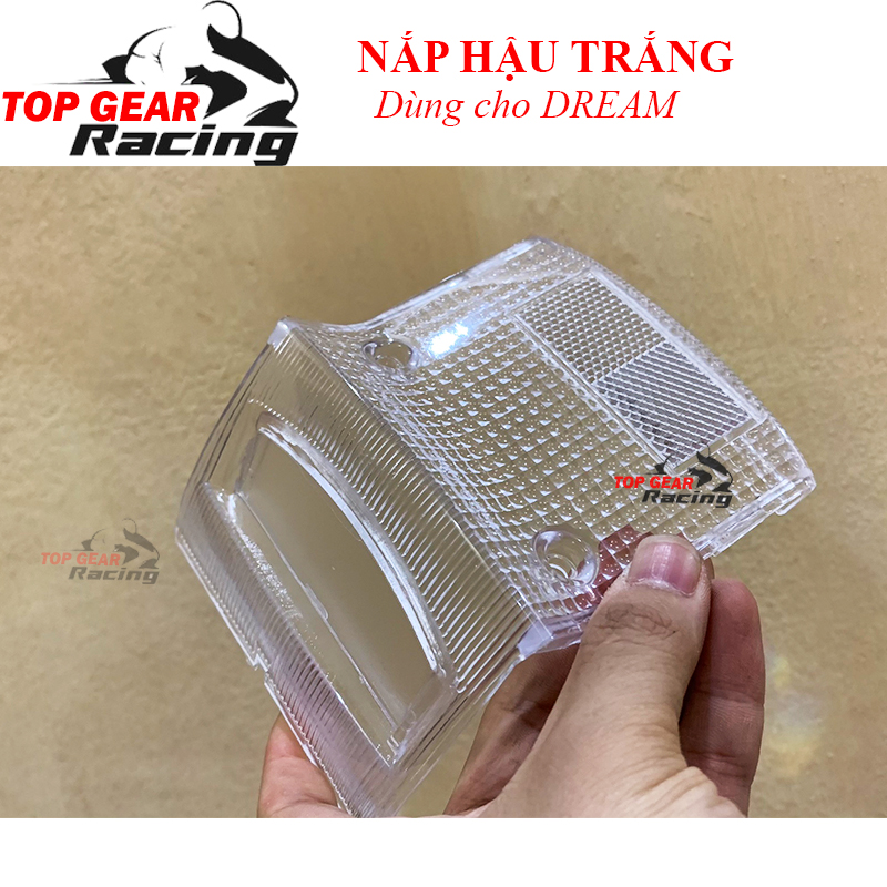 Nắp Đèn Hậu Trắng Xi Nhan Trắng Dream Nhựa Trong Suốt