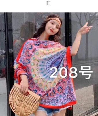 Khăn choàng họa tiết boho vintage