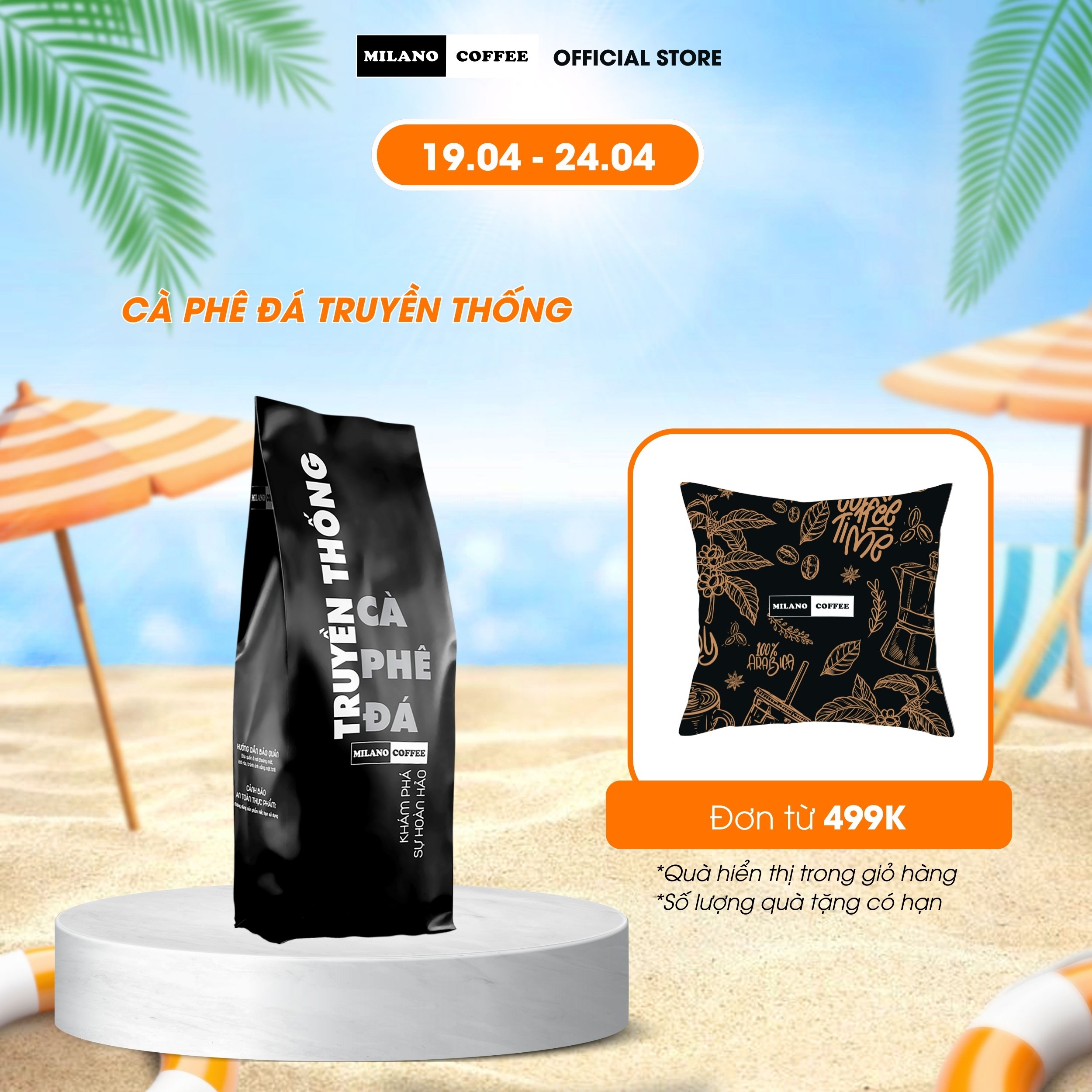 Cà phê Milano loại cà phê Đá 1 Truyền Thống 250g