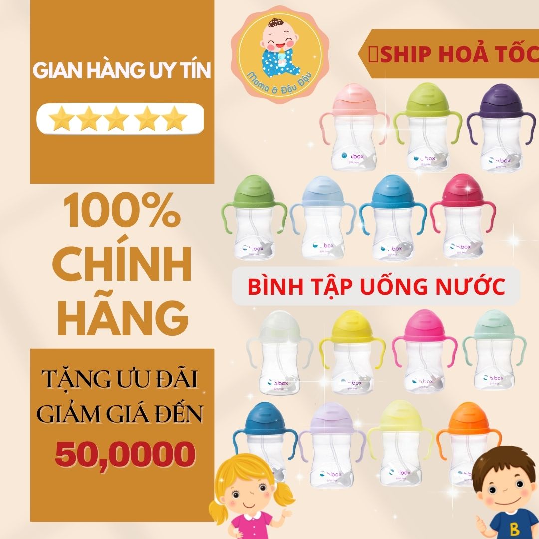 Bình tập uống nước cho bé box - hàng nội địa úc có bill úc