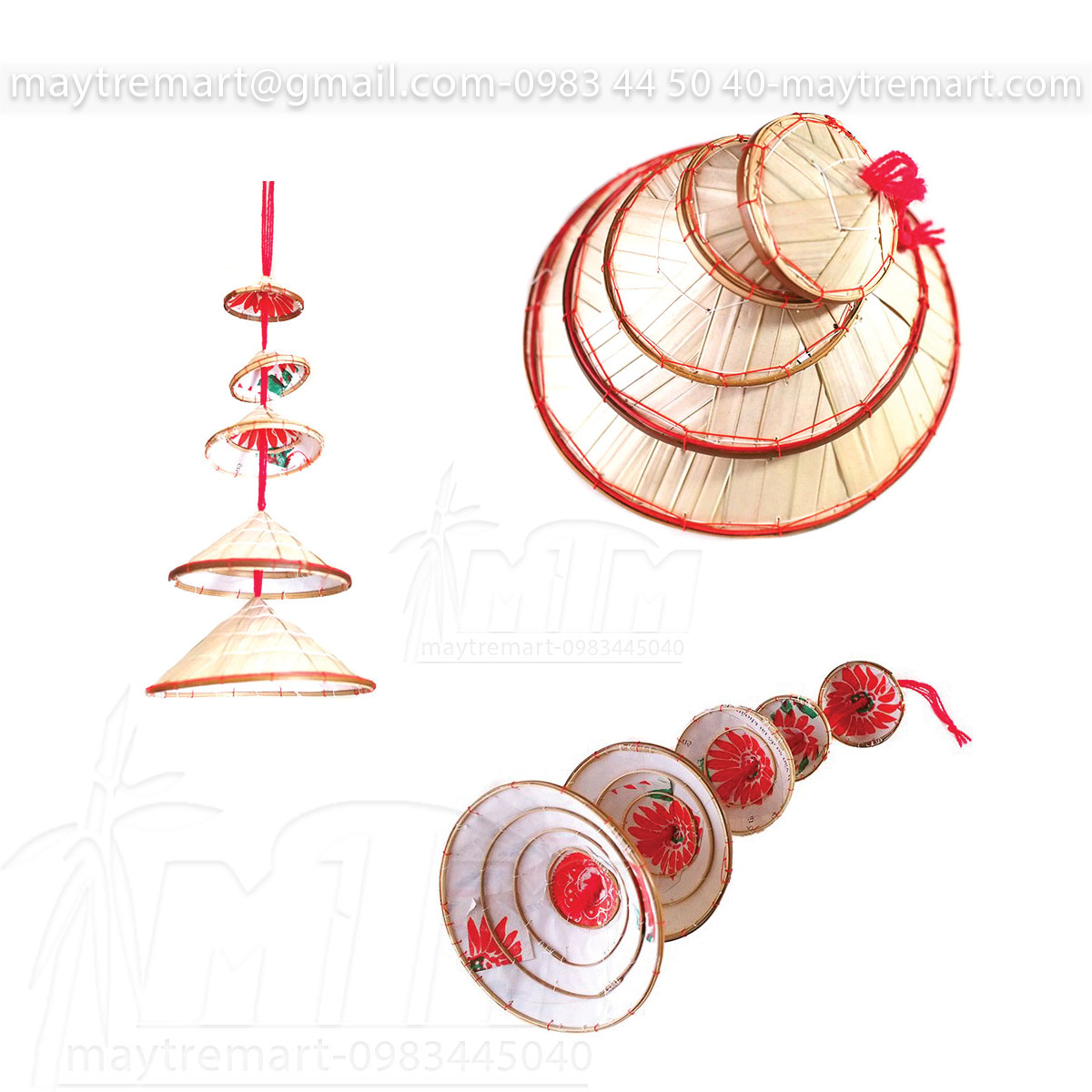 Nón dây treo trang trí decor