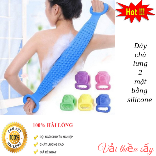Dây Chà Lưng 2 mặt Bằng Silicone mẫu mới
