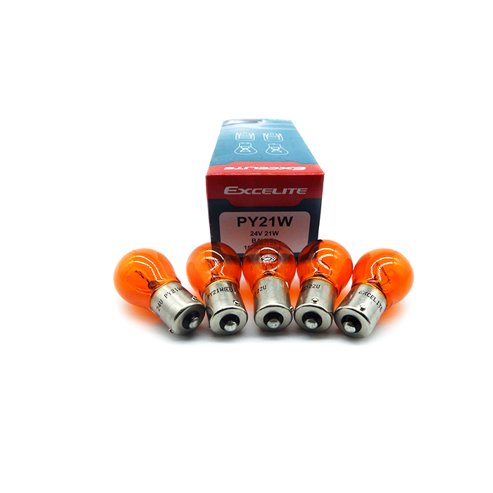 Bóng đèn xi nhan PY21W 12V  (Hộp 10 bóng)