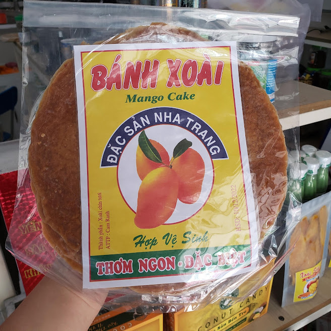 Bánh xoài dẻo tẩm muối ớt đặc sản nha trang, gói 200gr