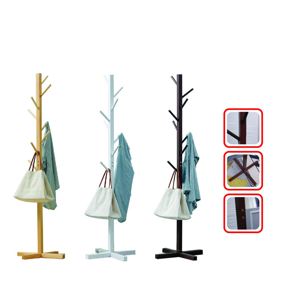 Giá treo quần áo gỗ cây treo đồ thông minh dáng đứng - Standing Hanger