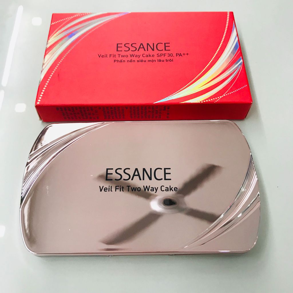 [FLASH SALE] Phấn Nền Siêu Mịn Lâu Trôi Essance Veil Fit Two Way Cake SPF30 PA++ (11g) Phấn nền Essance siêu mịn lâu trôi hộp đỏ