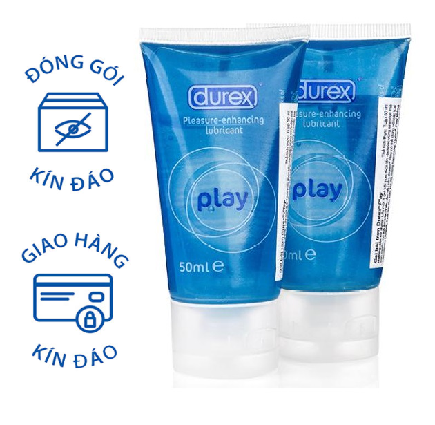 Freeship Bộ 2 chai Gel bôi trơnDurex play 50ml