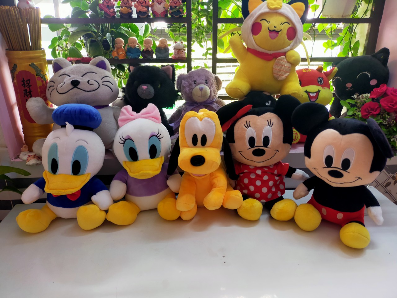[HCM]Trọn Bộ Gấu Bông Chuột Mickey Và Các Bạn Trong Film Mickey Mouse Clup House Hàng Chính Hãng Disney
