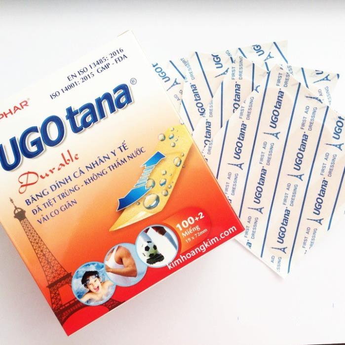 Hộp 100 miếng băng cá nhân urgo