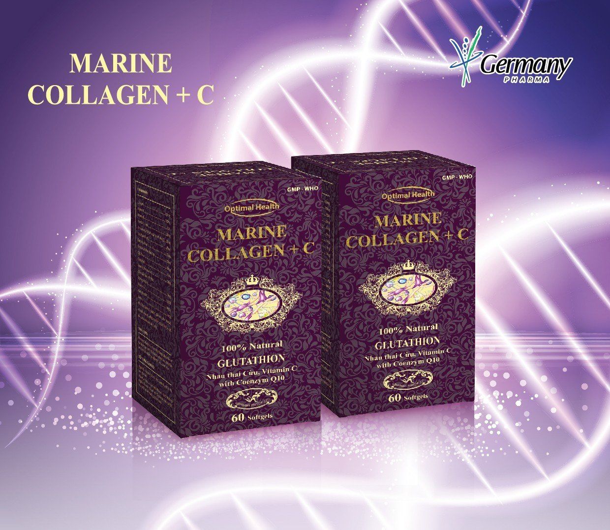 Đẹp da sáng da collagen + c lọ 60v