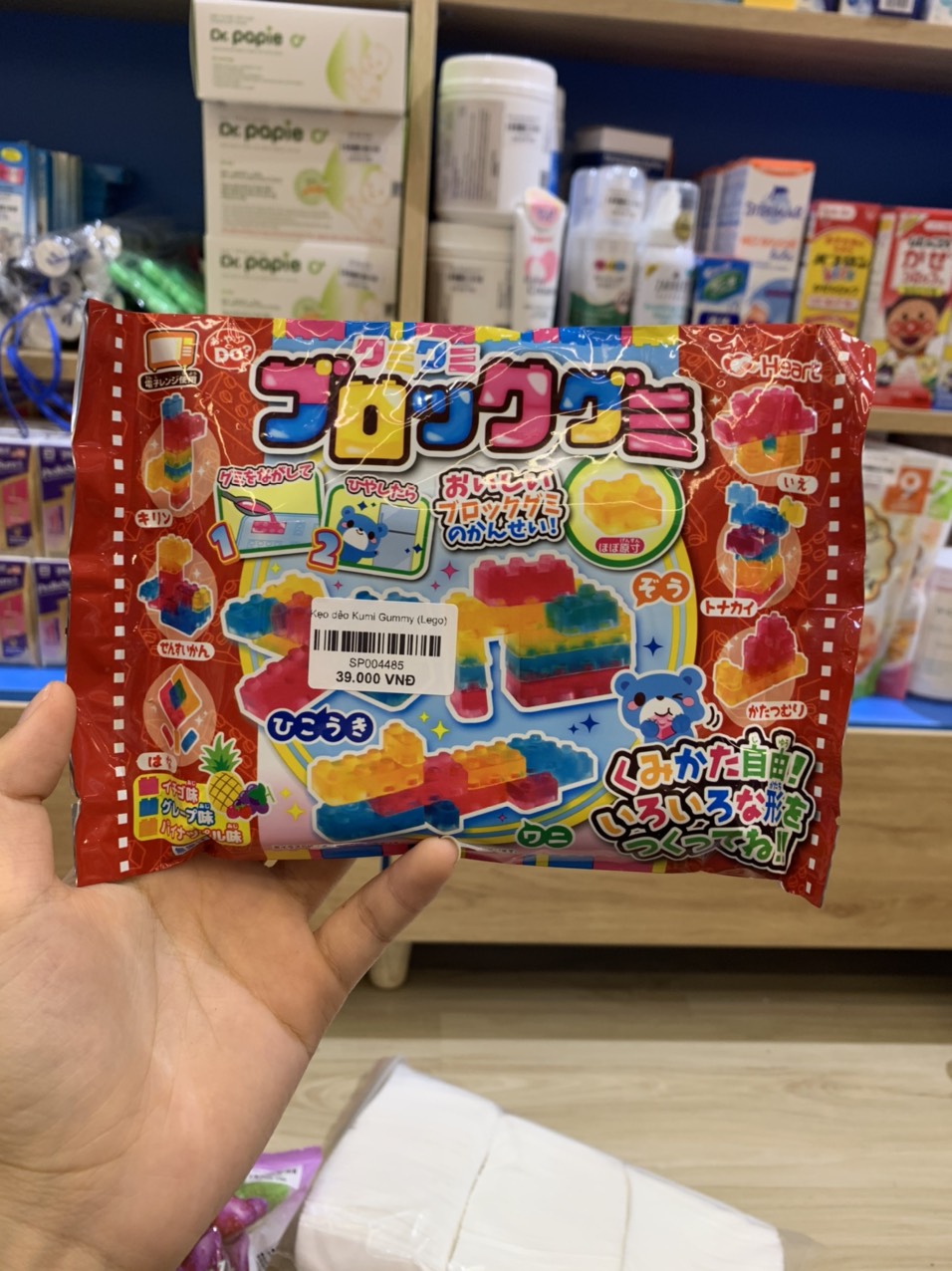 Popin làm kẹo dẻo Lego Cho Bé