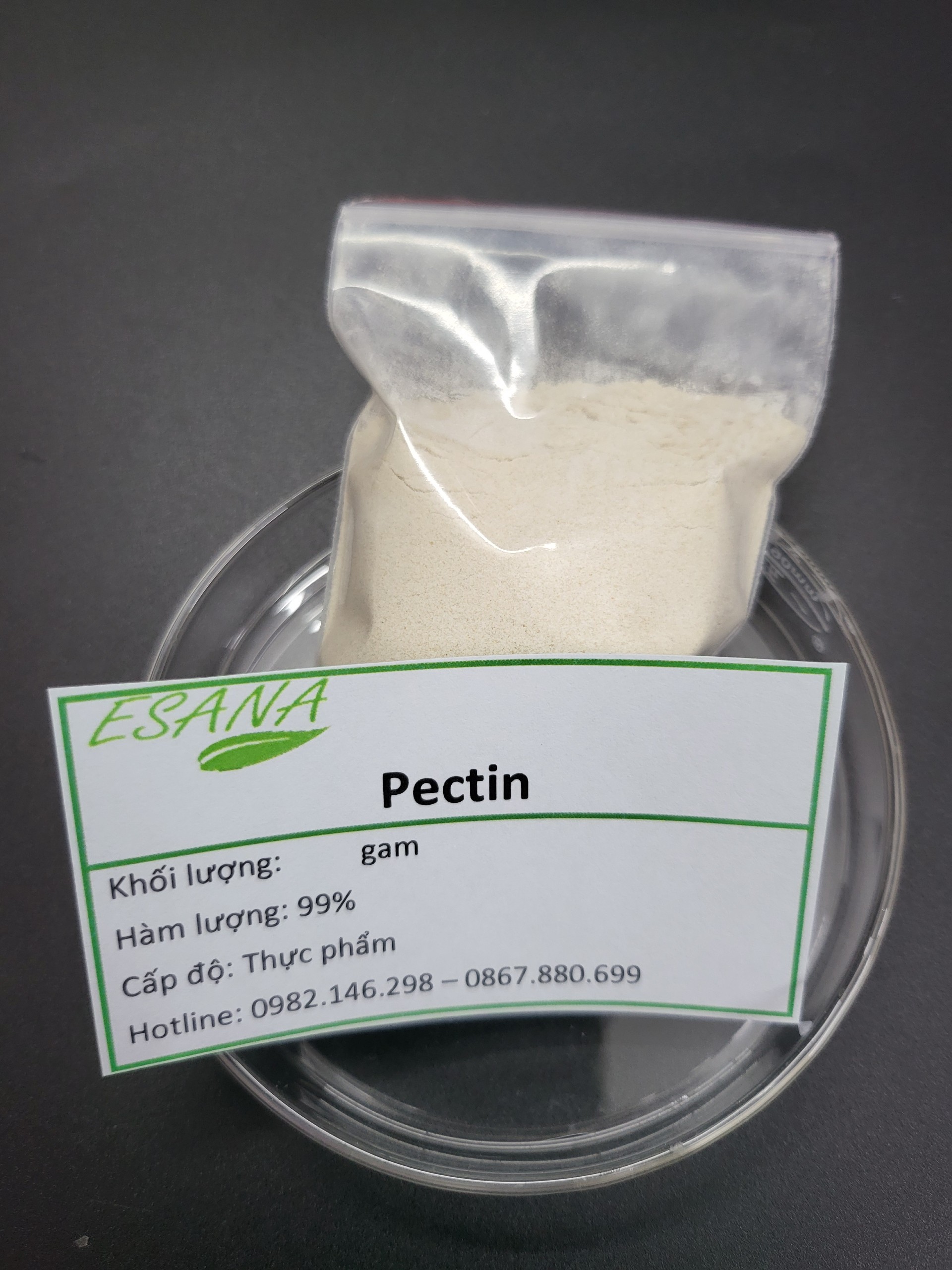 50g-100g bột pectin thực phẩm