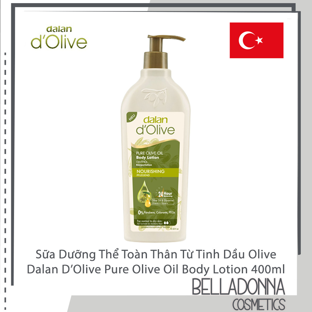 CHÍNH HÃNG Sữa Dưỡng Thể Toàn Thân Từ Tinh Dầu Olive Dalan D Olive Pure