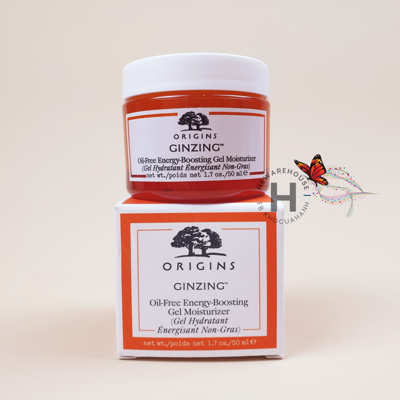 Kem dưỡng da Origins GINZING™ Oil-Free Energy Boosting Gel Moisturizer 50ml