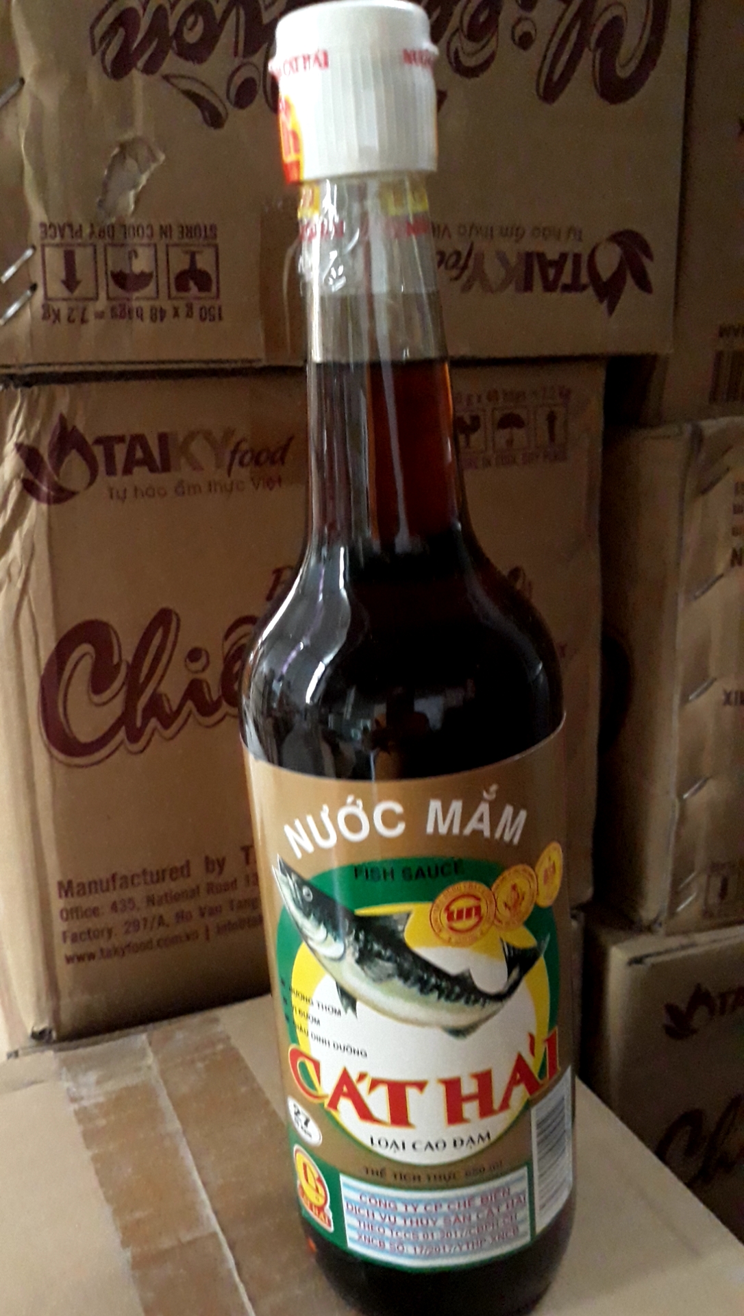 Nước mắm cát hải 27 độ đạm