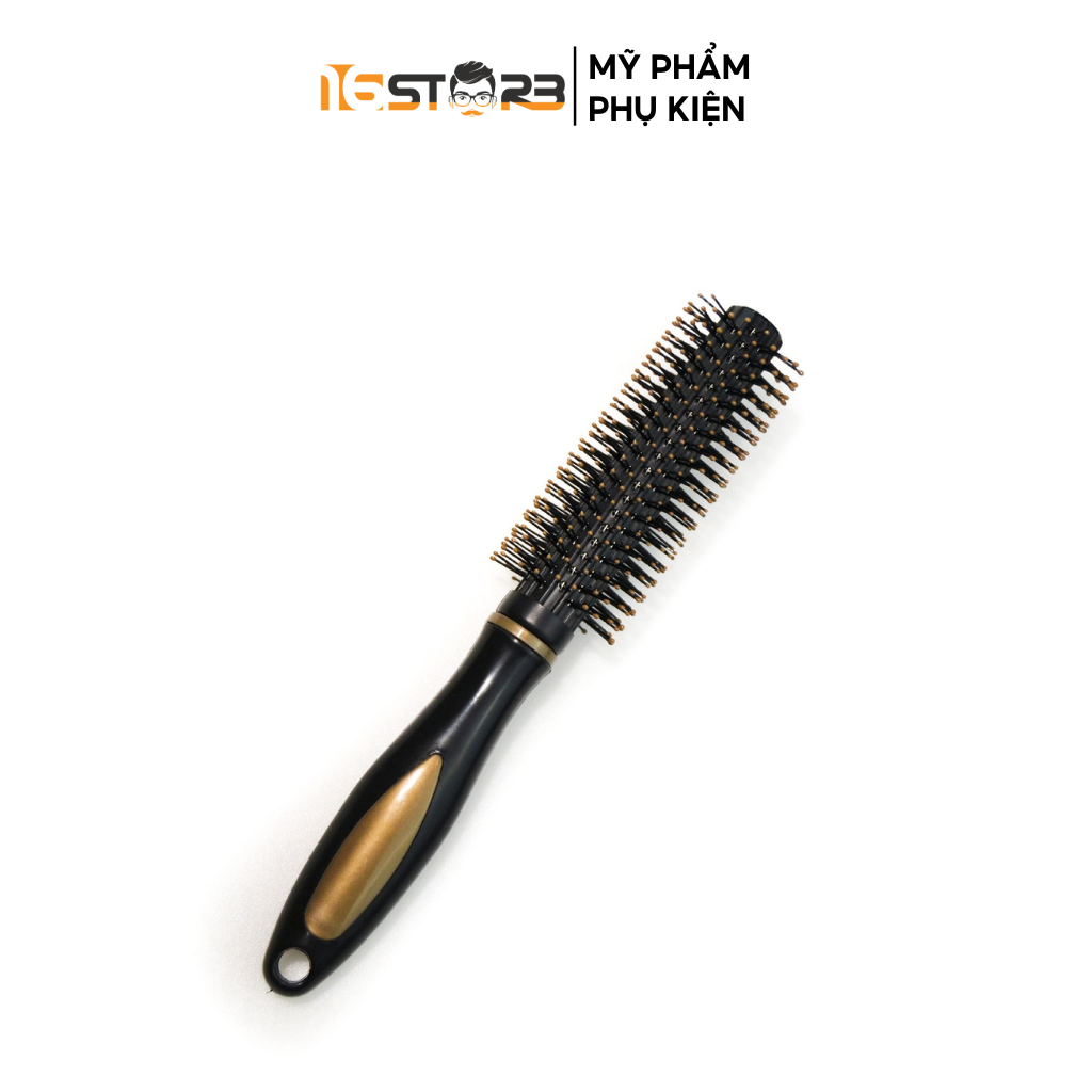 Lược tròn sấy tạo kiểu tóc uốn tóc cao cấp black gold