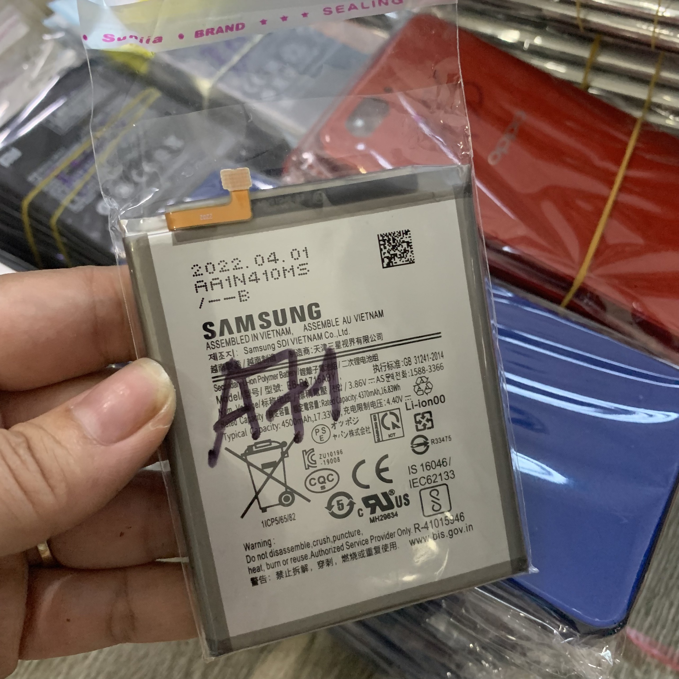 Pin samsung a71 zin
