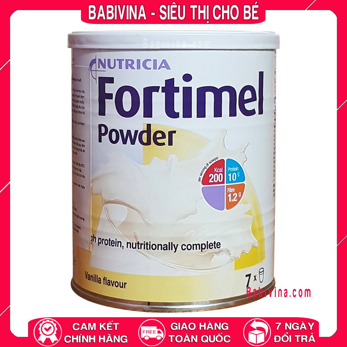 Sữa bột fortimel powder 335g | cho người suy nhược, kém hấp thu, phẫu thuật