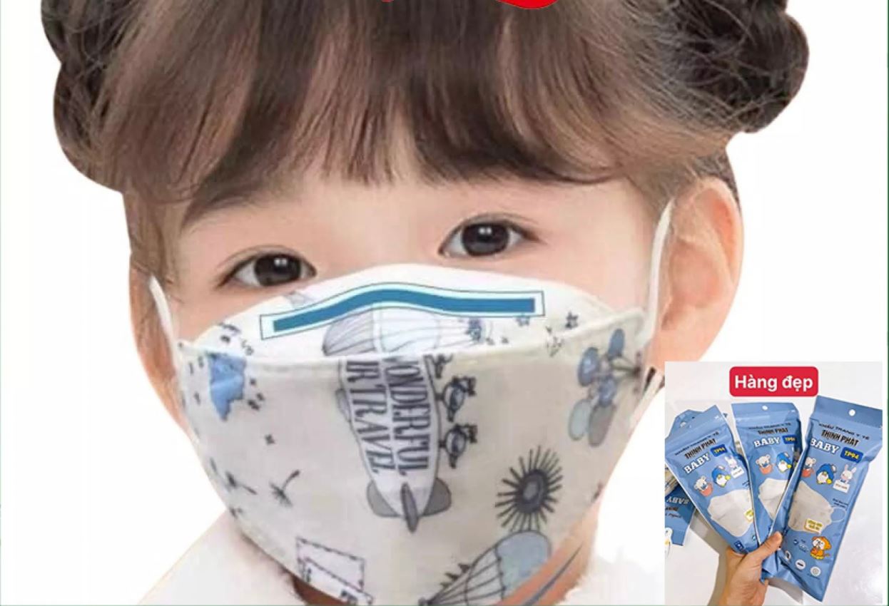 _khẩu trang trẻ em 4d - thịnh phát