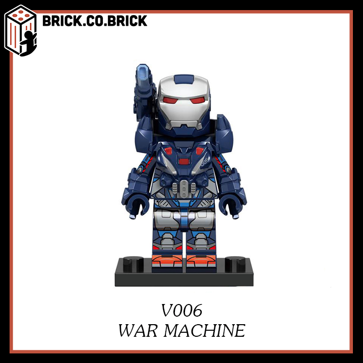 Mô Hình Đồ chơi Nhân vật Siêu Anh Hùng Lắp Ráp Người Máy War Machine V006