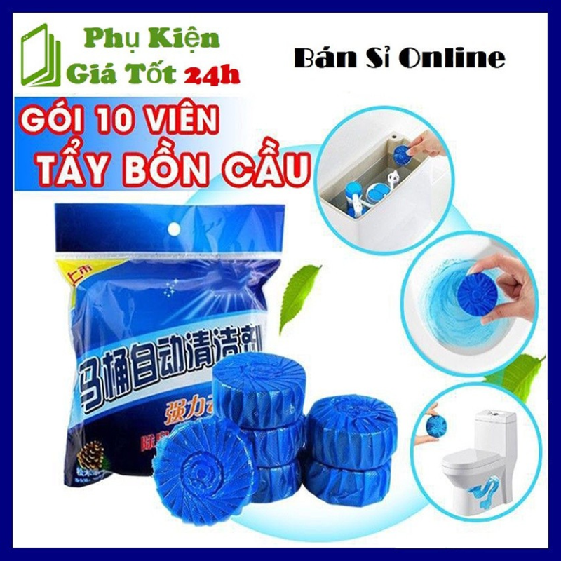 Combo 50 Viên Thả Bồn Cầu, Viên Khử Mùi Hôi Tẩy Rửa Sạch Mảng Bám Vi Khuẩn Xả Toilet Diệt Khuẩn Vệ Sinh Vết Bẩn - Viên Tẩy Bồn Cầu Khử Mùi Siêu Sạch Cao Cấp