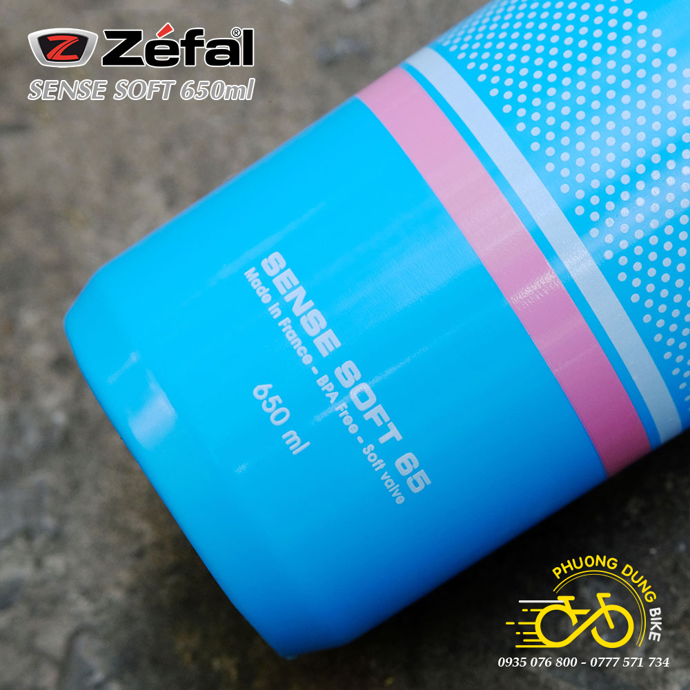 Bình nước xe đạp ZEFAL SENSE SOFT 650ml Bình nước xe đạp ZEFAL SENSE SOFT 650ml