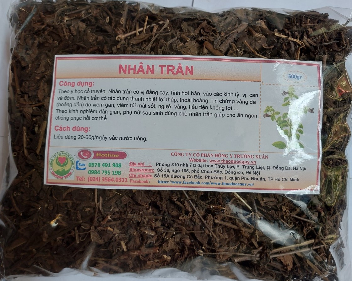 Nhân trần sạch