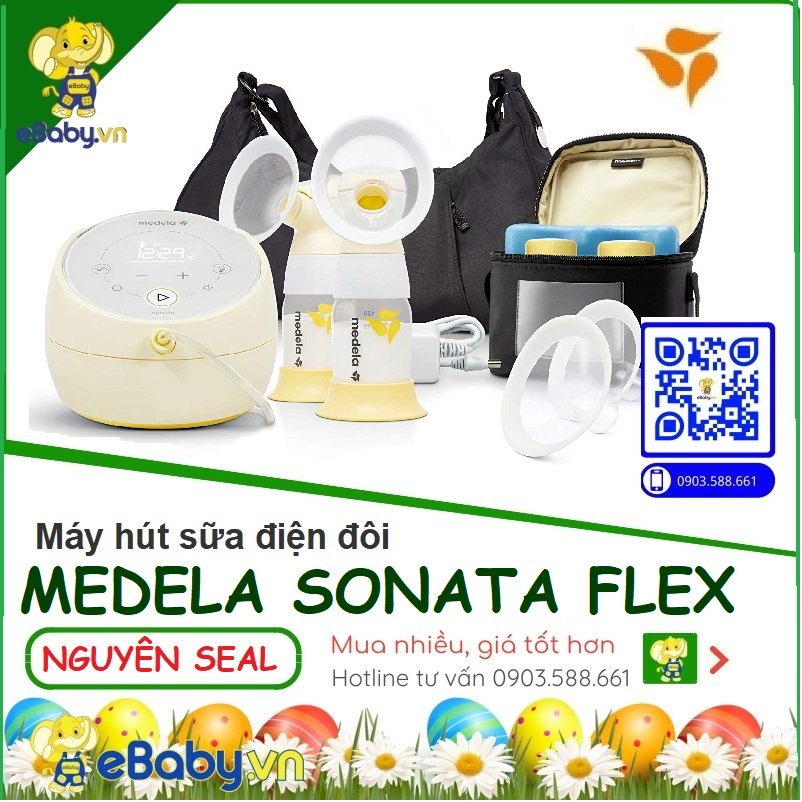 Trọn bộ phụ kiện máy hút sữa medela sonata - phụ kiện chính hãng | thay thế nhập khẩu us - dùng cho máy vắt sữa sonata