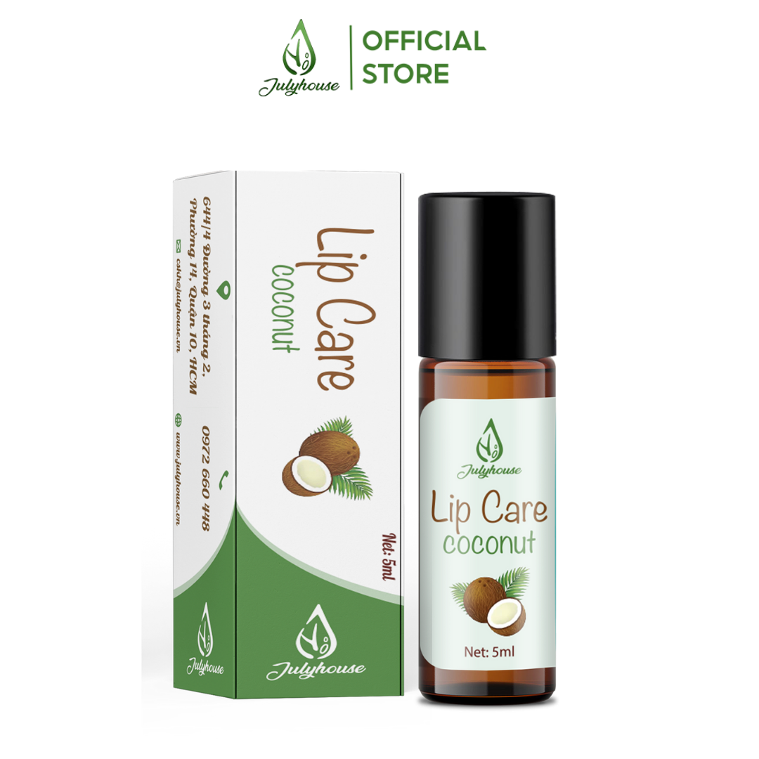 Son dầu dừa 5ml JULYHOUSE, dưỡng môi cho người có nụ cười toả nắng