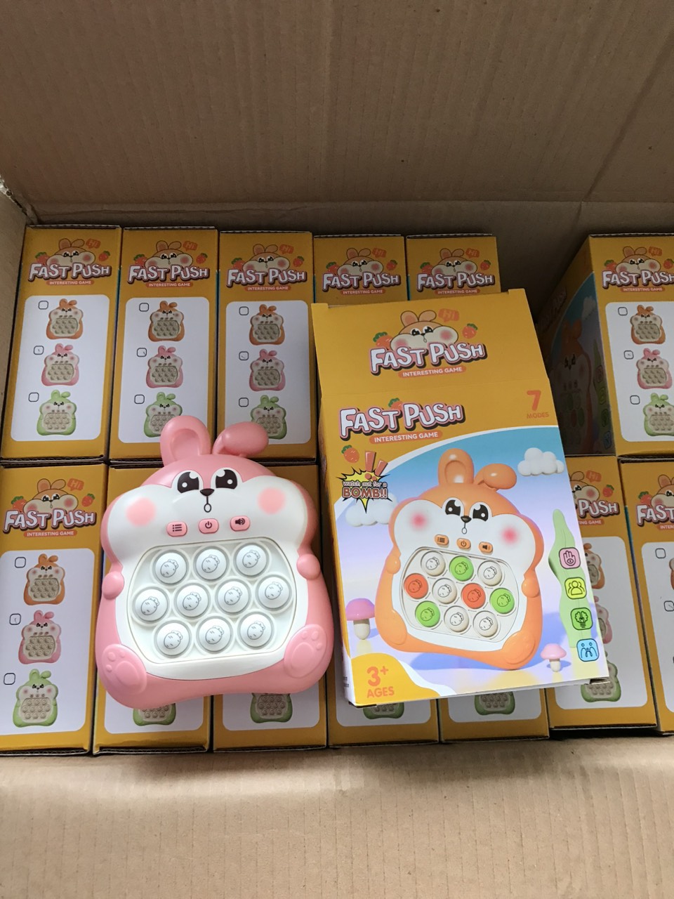 Máy chơi game Pop It Máy chơi game bong bóng đẩy nhanh Máy giải nén đồ chơi giáo dục cho trẻ em Máy chơi nhạc Pop It Bubble Đồ chơi Fidget