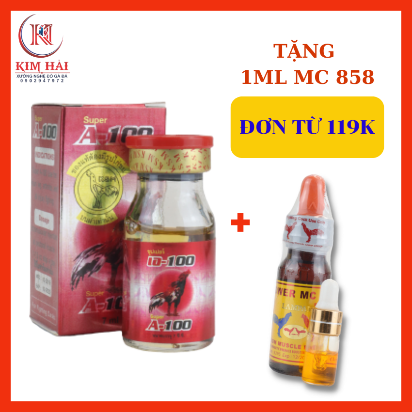 Tang A100---gà phục hồi sau 2 lần dùng,chuyên dùng cho gà cựa.