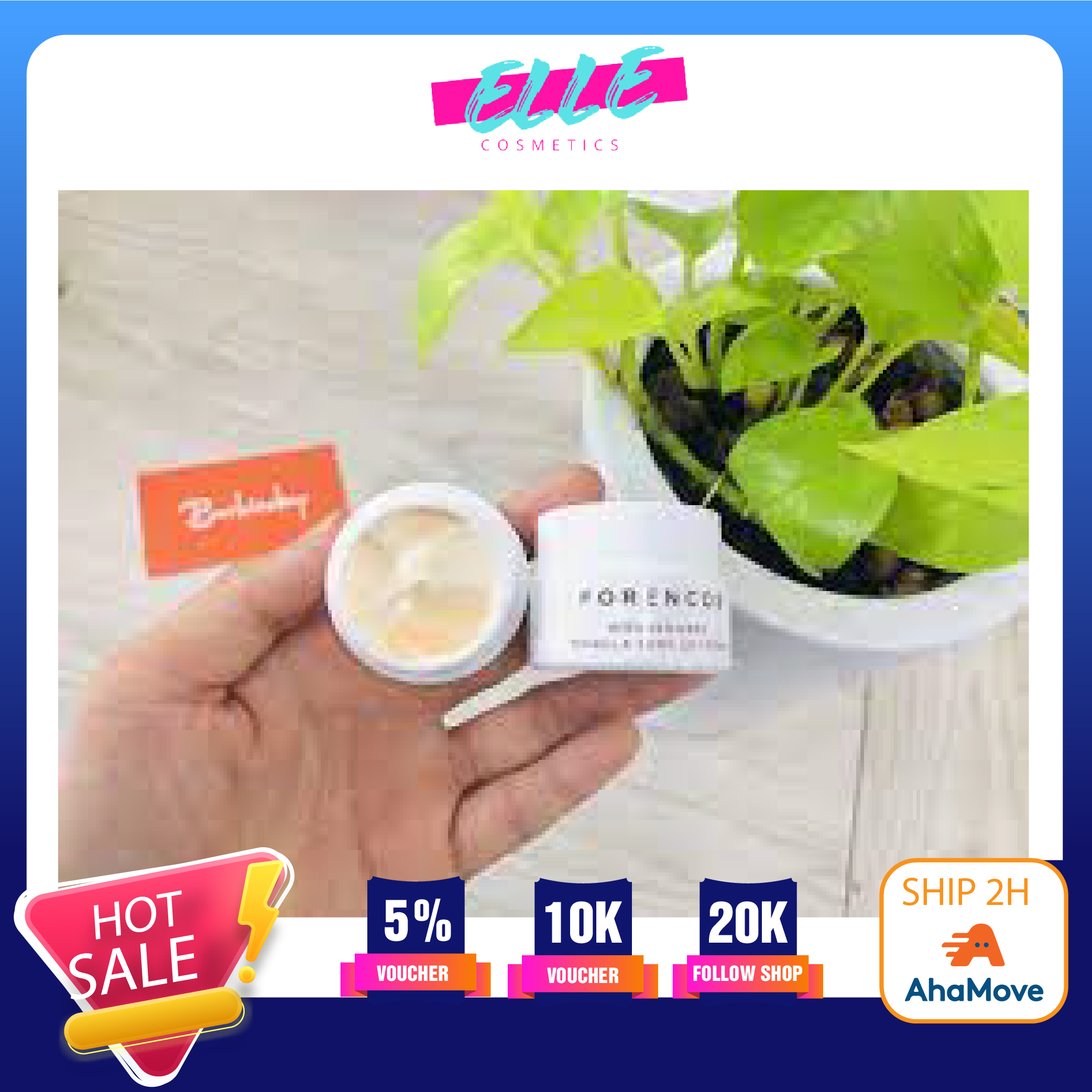 Kem dưỡng trắng da tuyết sương sa forencos wonderwerk marula tone up cream 10ml chính hãng